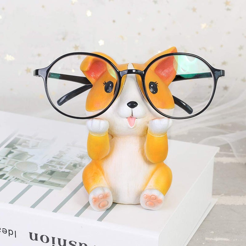 WAWICE Fun Eyeglass Holder Display Stands - Home Office Decorative Glasses Accessories (Corgi) - Image 4